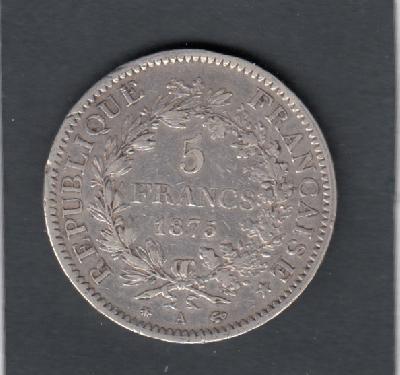 Beschrijving: 5 Francs HERCULES 